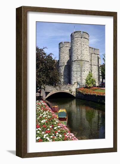 West Gate Towers, Canterbury, Kent-Peter Thompson-Framed Photographic Print