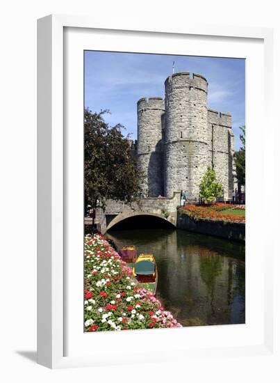 West Gate Towers, Canterbury, Kent-Peter Thompson-Framed Photographic Print