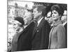 West German Chancellor Konrad Adenauer Received Full Military Honors at White House Ceremony-null-Mounted Photo