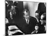 West Germany Chairman Willy Brandt, During Democratic Party Meeting Following Elections-Loomis Dean-Mounted Photographic Print