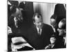 West Germany Chairman Willy Brandt, During Democratic Party Meeting Following Elections-Loomis Dean-Mounted Photographic Print