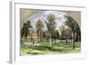 West Hall and Library of Williams College, Williamstown, Ma, 1880s-null-Framed Giclee Print