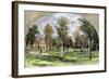 West Hall and Library of Williams College, Williamstown, Ma, 1880s-null-Framed Giclee Print