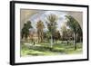 West Hall and Library of Williams College, Williamstown, Ma, 1880s-null-Framed Giclee Print
