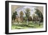 West Hall and Library of Williams College, Williamstown, Ma, 1880s-null-Framed Giclee Print