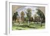 West Hall and Library of Williams College, Williamstown, Ma, 1880s-null-Framed Giclee Print