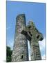 West High Cross and 10th Century Tower, Monasterboice, County Louth, Leinster, Republic of Ireland-Nedra Westwater-Mounted Photographic Print