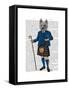 West Highland Terrier in Kilt-Fab Funky-Framed Stretched Canvas
