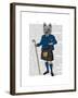 West Highland Terrier in Kilt-Fab Funky-Framed Art Print