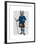 West Highland Terrier in Kilt-Fab Funky-Framed Art Print