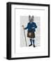 West Highland Terrier in Kilt-Fab Funky-Framed Art Print