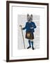 West Highland Terrier in Kilt-Fab Funky-Framed Art Print