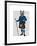 West Highland Terrier in Kilt-Fab Funky-Framed Art Print