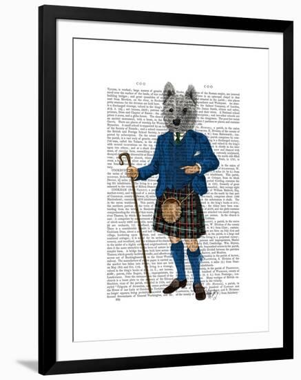 West Highland Terrier in Kilt-Fab Funky-Framed Art Print