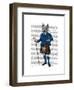 West Highland Terrier in Kilt-Fab Funky-Framed Art Print