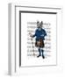 West Highland Terrier in Kilt-Fab Funky-Framed Art Print