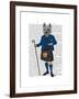 West Highland Terrier in Kilt-Fab Funky-Framed Art Print