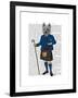 West Highland Terrier in Kilt-Fab Funky-Framed Art Print