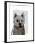 West Highland Terrier Plain-Fab Funky-Framed Art Print