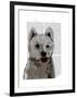 West Highland Terrier Plain-Fab Funky-Framed Art Print