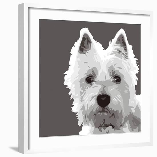 West Highland Terrier-Emily Burrowes-Framed Art Print