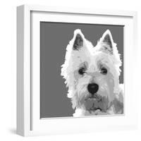 West Highland Terrier-Emily Burrowes-Framed Art Print