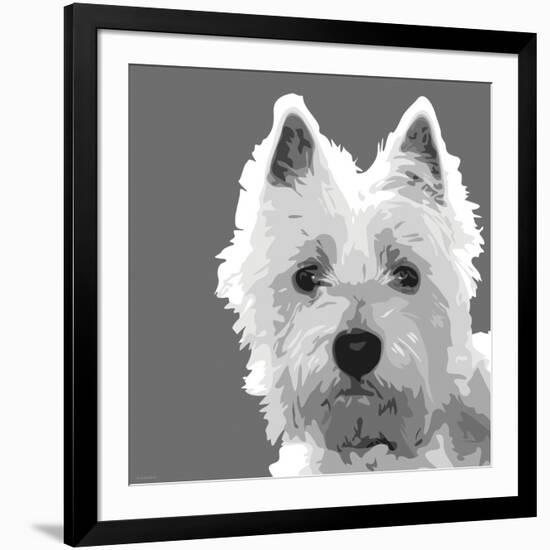 West Highland Terrier-Emily Burrowes-Framed Art Print