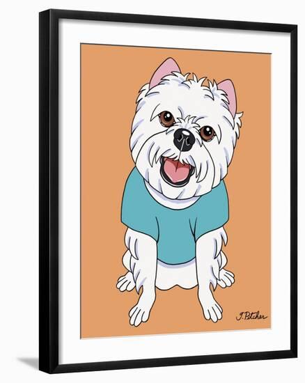 West Highland Terrier-Tomoyo Pitcher-Framed Giclee Print