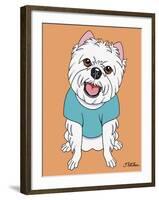 West Highland Terrier-Tomoyo Pitcher-Framed Giclee Print