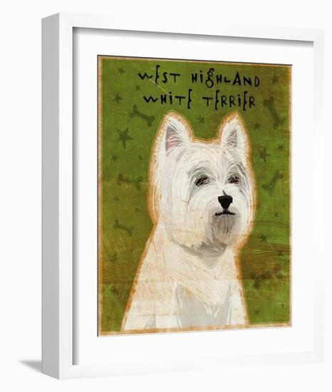 West Highland White Terrier-John Golden-Framed Art Print