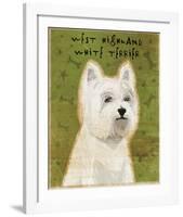 West Highland White Terrier-John W^ Golden-Framed Art Print