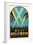 West Hollywood Decal-null-Framed Art Print