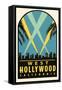 West Hollywood Decal-null-Framed Stretched Canvas