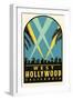 West Hollywood Decal-null-Framed Art Print