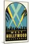 West Hollywood Decal-null-Mounted Art Print