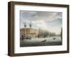 West India Docks, 1809 (Coloured Engraving)-T Rowlandson-Framed Giclee Print