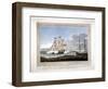 West India Docks, Poplar, London, 1802-Peltro William Tomkins-Framed Giclee Print