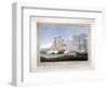 West India Docks, Poplar, London, 1802-Peltro William Tomkins-Framed Giclee Print