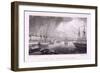 West India Docks, Poplar, London, C1830-Thomas Barber-Framed Giclee Print