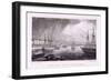 West India Docks, Poplar, London, C1830-Thomas Barber-Framed Giclee Print