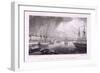 West India Docks, Poplar, London, C1830-Thomas Barber-Framed Giclee Print