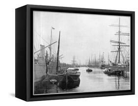 West India Docks-null-Framed Stretched Canvas