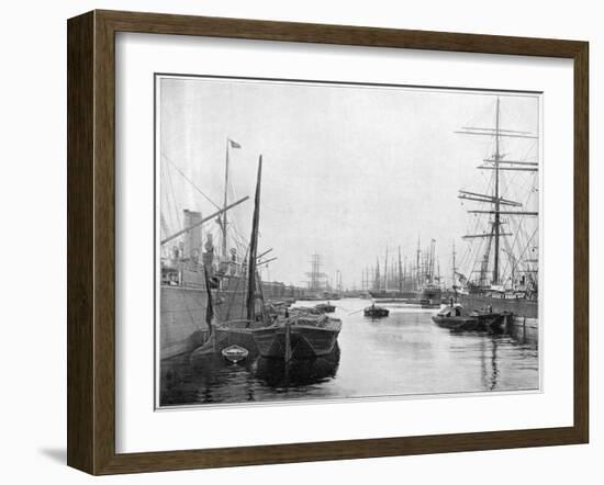 West India Docks-null-Framed Photographic Print