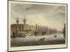West India Docks-T. & Pugin Rowlandson-Mounted Giclee Print