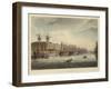 West India Docks-T. & Pugin Rowlandson-Framed Giclee Print