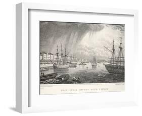 West India Docks-Thomas Hosmer Shepherd-Framed Giclee Print