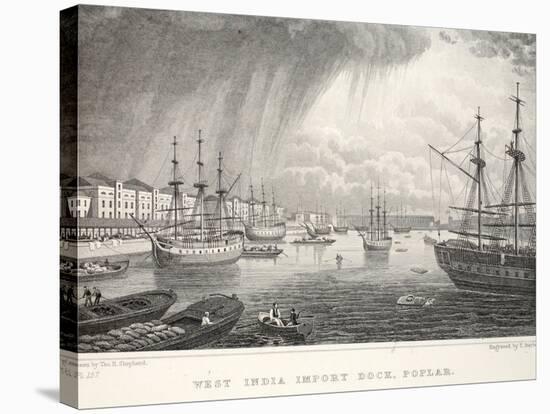 West India Docks-Thomas Hosmer Shepherd-Stretched Canvas