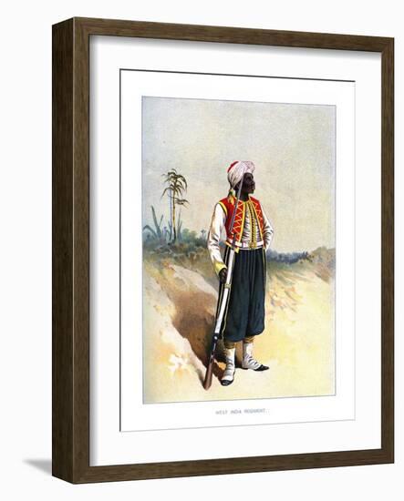 West India Regiment, C1890-H Bunnett-Framed Giclee Print