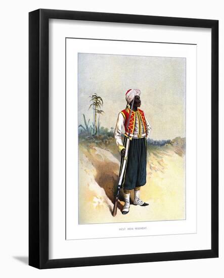 West India Regiment, C1890-H Bunnett-Framed Giclee Print