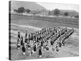 West Indian Band, Up-Park-Camp, Jamaica, C1905-Adolphe & Son Duperly-Stretched Canvas